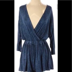 PPLA navy blue casual romper